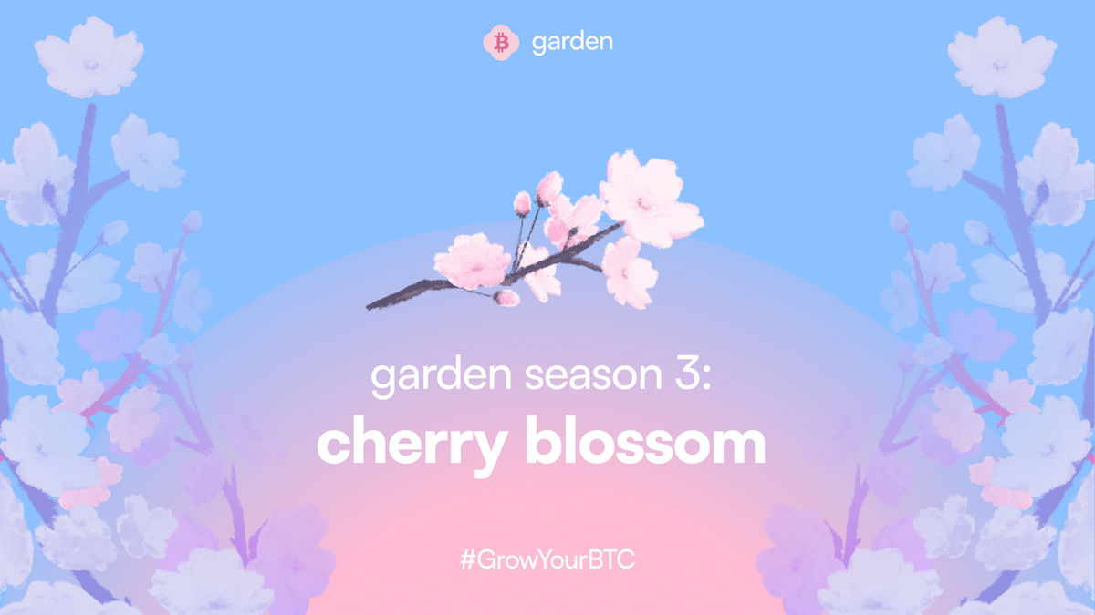 Garden Season 3: Cherry Blossom 🌸