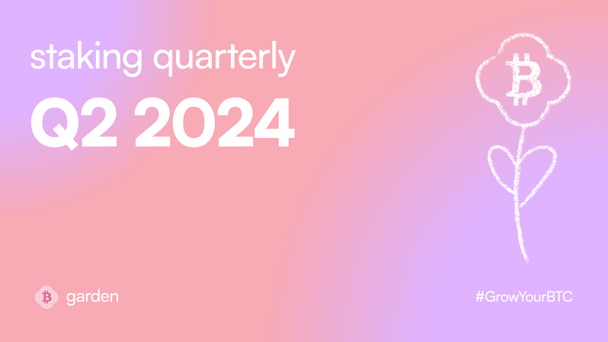 Staking Quarterly: Q2 2024