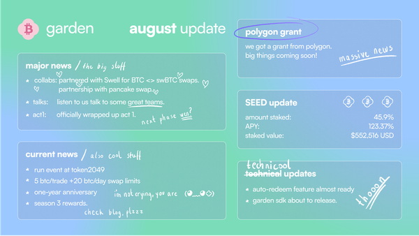 The Garden Monthly: August 2024