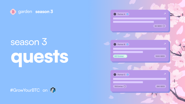 Season 3 Quests