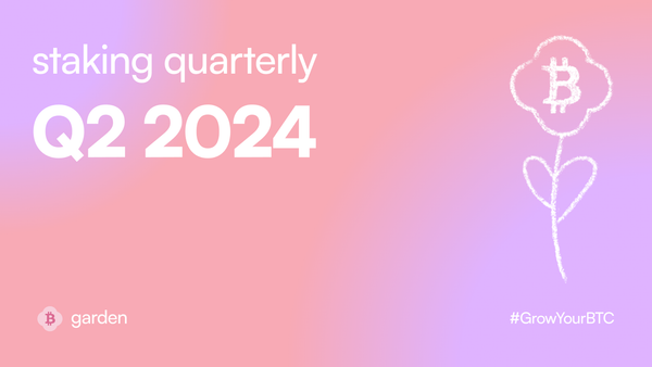 Staking Quarterly: Q2 2024