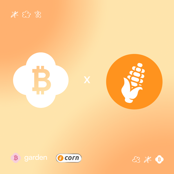 Bridge Bitcoin to Corn in Seconds